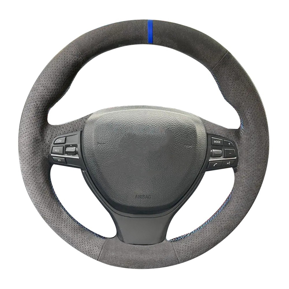 Car Steering Wheel Cover Anti Slip Breathable - BMW F10 F11 2009-2017 F12 F13