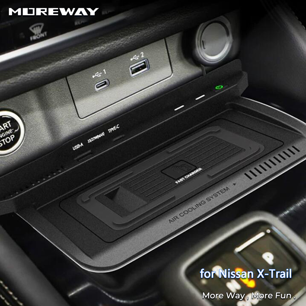 Wireless Car Charger Mount Fast Charging - 닛산 엑스트레일 T33 2021-2025용 차량 무선