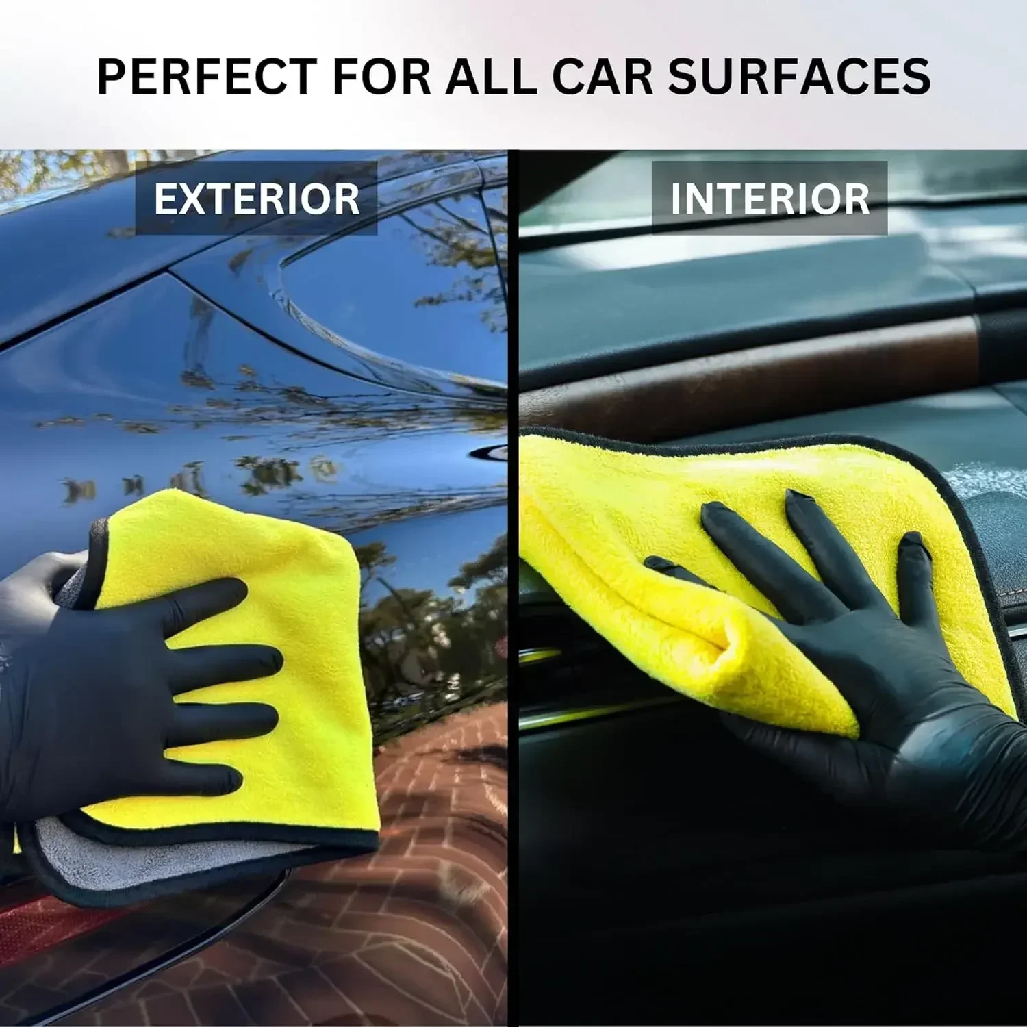 1/10pcs 자동차 세척용 마이크로 화이버 타월 자동 - Microfiber Car Drying Towel Super Absorbent 리뷰 및 가격