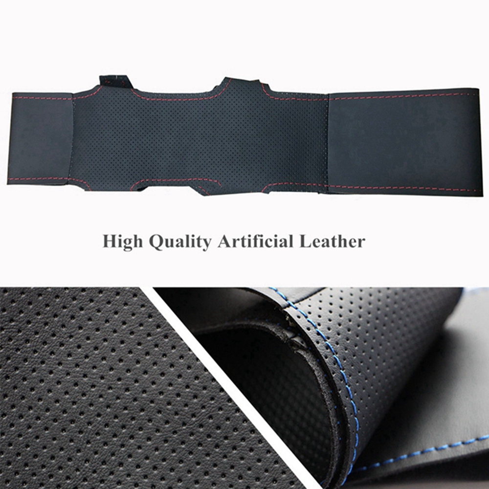 스티어링 휠 브레이드, 미끄럼 방지 인조 가죽, 자동차 - Car Steering Wheel Cover Anti Slip Breathable 리뷰 및 가격