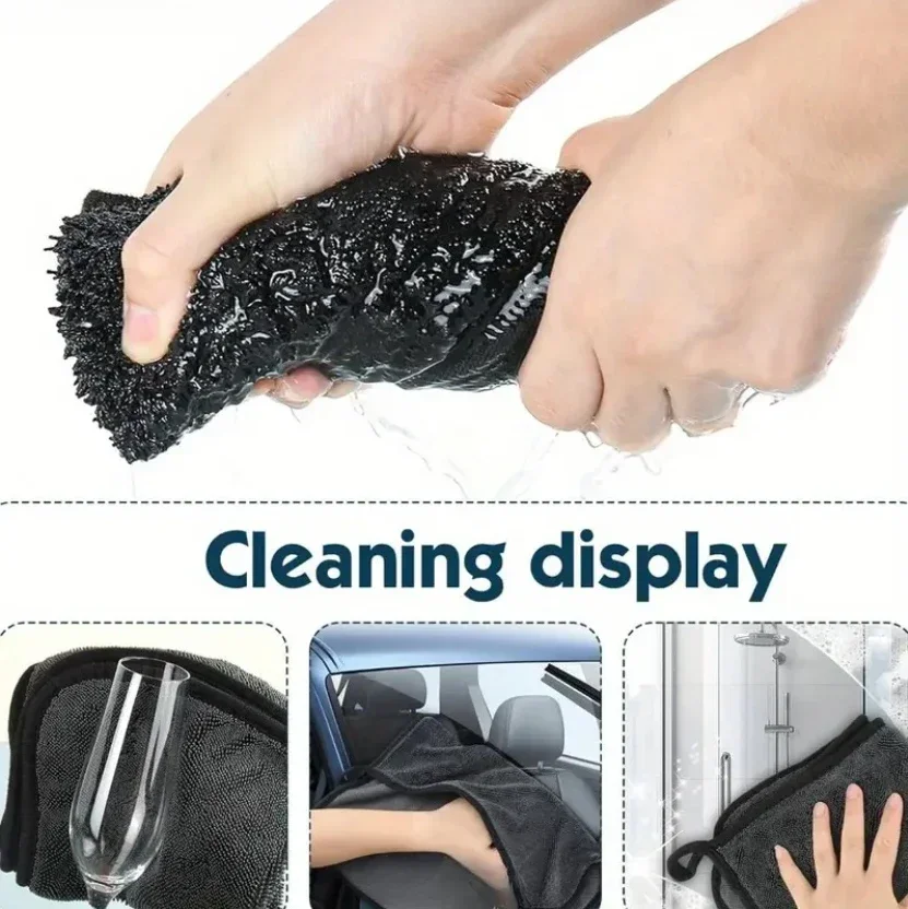 극세사 소재의 차량 건조용 타월, 뛰어난 흡수력, 두꺼 - Microfiber Car Drying Towel Super Absorbent 리뷰 및 가격