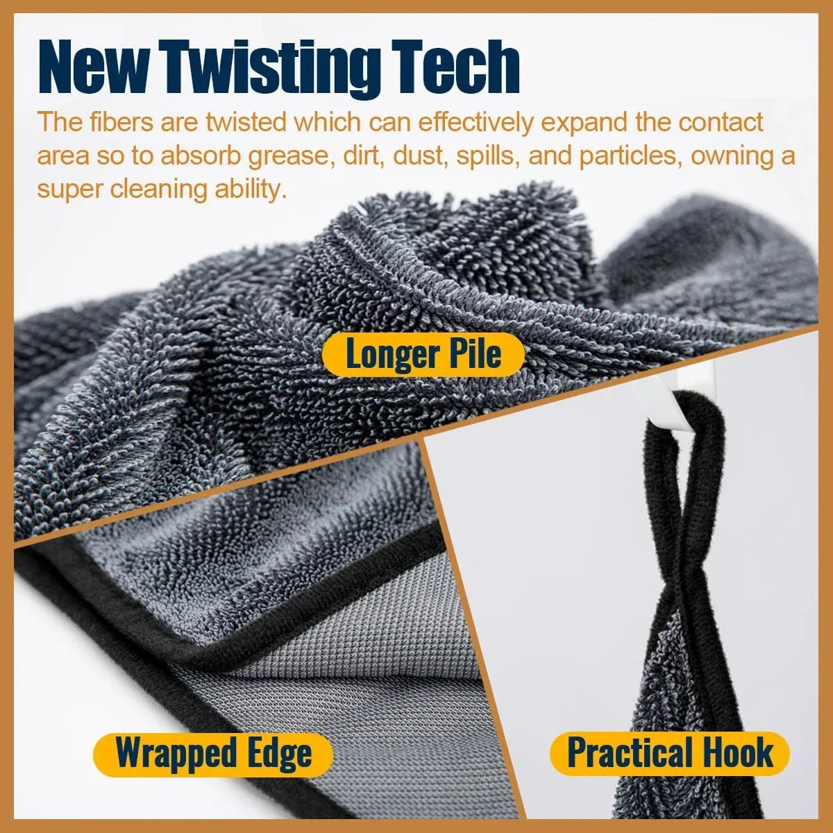 극세사 소재의 차량 건조용 타월, 뛰어난 흡수력, 두꺼 - Microfiber Car Drying Towel Super Absorbent 리뷰 및 가격