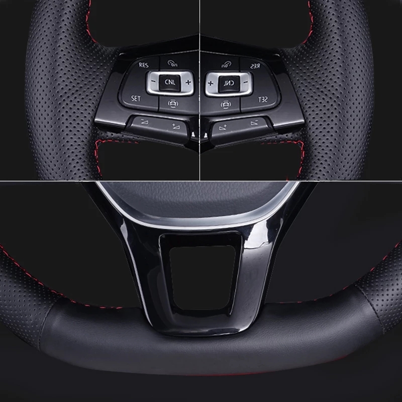 맞춤형 자동차 핸들 커버 미끄럼 방지 나파 인조 가죽, - Car Steering Wheel Cover Anti Slip Breathable 리뷰 및 가격