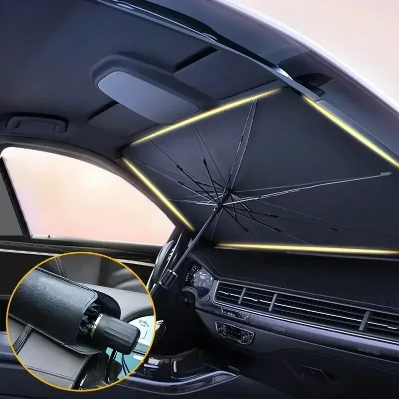 접이식 차량용 햇빛 가리개, 전면 유리창 햇빛 차단,  - Car Sunshade Windshield Umbrella Foldable 리뷰 및 가격