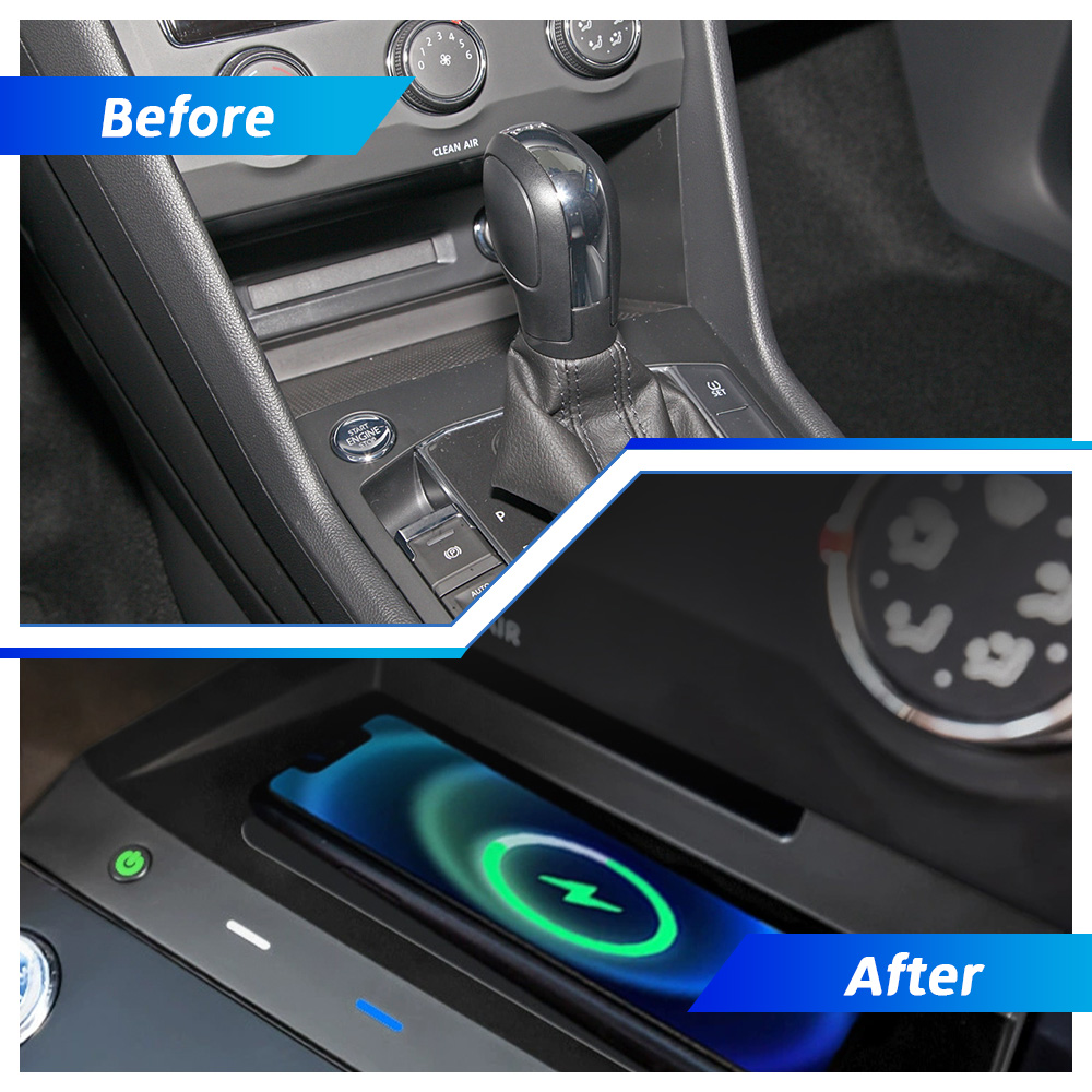폭스바겐 티구안(2017-2024)용 차량용 무선 충전 - Wireless Car Charger Mount Fast Charging 리뷰 및 가격