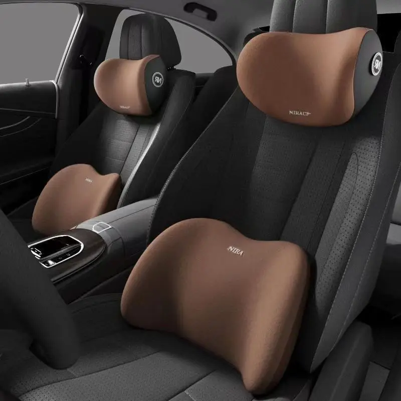 인체공학적 메모리폼 자동차 시트 쿠션 - 모든 계절에  - Memory Foam Car Neck Pillow Lumbar Support 리뷰 및 가격
