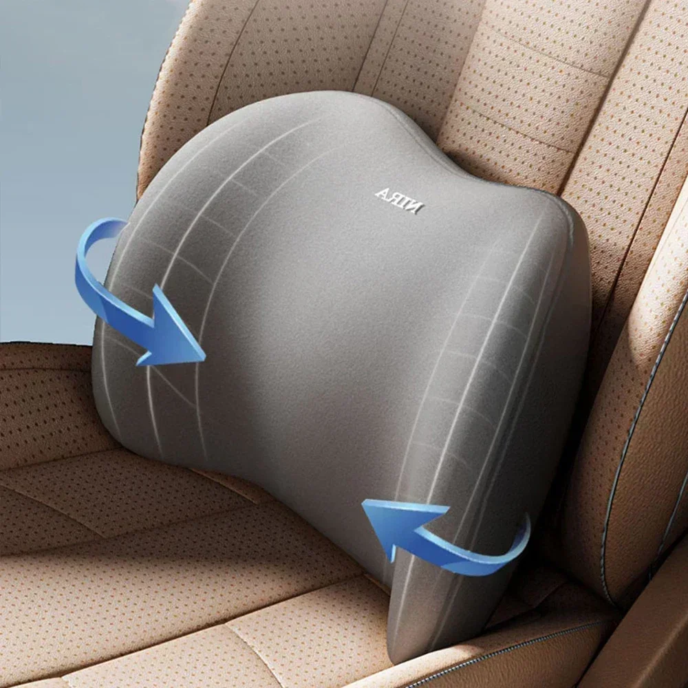 인체공학적 메모리폼 자동차 시트 쿠션 - 모든 계절에  - Memory Foam Car Neck Pillow Lumbar Support 리뷰 및 가격