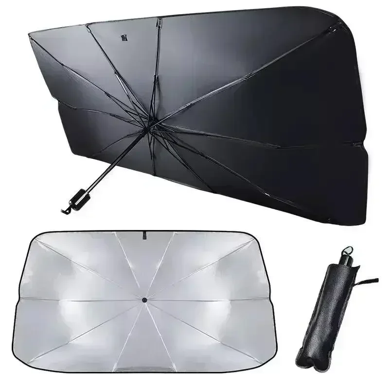 자동차 앞유리 차양막 접이식 우산형 햇빛 가리개 UV  - Car Sunshade Windshield Umbrella Foldable 리뷰 및 가격