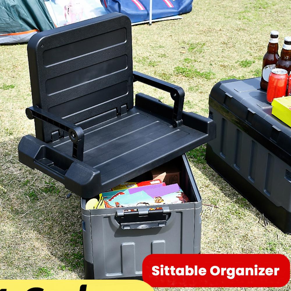 60L 트렁크 정리함 대형 캠핑 수납 박스 휴대용 차량 - Car Trunk Organizer Foldable Storage Box 리뷰 및 가격